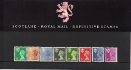 GB GREAT BRITAIN 1987 SCOTLAND REGIONAL DEFINITIVE ISSUE MACHINS PRESENTATION PACK No 10 +ALL INSERTS - Presentation Packs