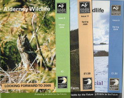 Delcampe - POST FREE UK- 3 X Alderney Wildlife Magazines-Channel Islands-Protecting Wildlife For The Future-ile Aurigny-see 3 Scans - Wildlife