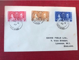 1937 George VI Coronation Cover. - Leeward  Islands