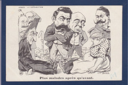 CPA LION Satirique Caricature Non Circulé Clemenceau Briand Anticléricale - Lion