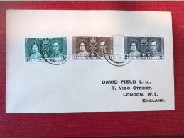 1937 George VI Coronation Cover. FDC - Nyassaland (1907-1953)