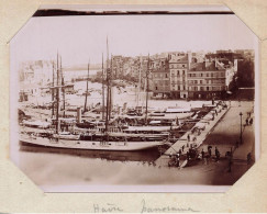 Le Havre * Photo 1900 * Panorama * Port Bateaux Yachts * 12x9cm - Non Classés