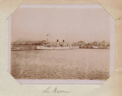 Le Havre * Photo 1900 * Port Bateau Navire De Guerre Bâtiment * 12x9cm - Unclassified