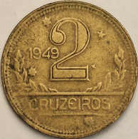 Brazil - 2 Cruzeiros 1949, KM# 559 (#3253) - Brasile