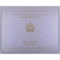 Euro , Vatican, Siège Vacant, Coffret Brillant Universel 2005 - Vaticaanstad