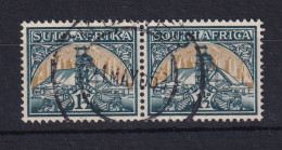 South Africa: 1941/48   Goldmine     SG87    1½d       Used Pair - Used Stamps