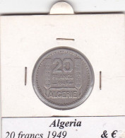 ALGERIA 20 FRANCS  ANNO 1949 COME DA FOTO - Algeria