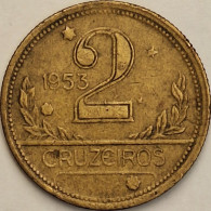 Brazil - 2 Cruzeiros 1953, KM# 559 (#3254) - Brasil