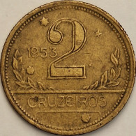 Brazil - 2 Cruzeiros 1953, KM# 559 (#3254) - Brésil