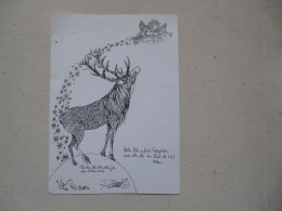 DESSIN DEDICACE ( 21 X 15 Cm) - UTE REMUS 1989 - Drawings