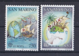 San Marino 1992 Europa CEPT (**)  Mi 1508-09 - M€ 3,50,-; Y&T 1301-02 - € 5,50 - 1992