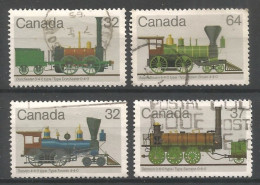 Canada 1983 Locomotives Y.T. 857/860 (0) - Used Stamps