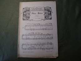 PARTITION PIECE BREVE POUR PIANO DE GABRIEL FAURE. 1905 SUPPLEMENT MUSICAL A L ILLUSTRATION N° 3253 DU 1 JUILLET 1905. - Autres & Non Classés