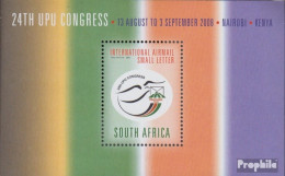 Südafrika Block111 (kompl.Ausg.) Postfrisch 2007 Kongress Weltpostverein - Ongebruikt