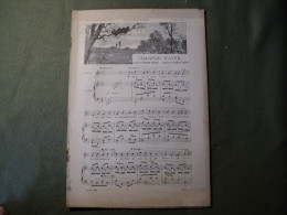 PARTITION CHANSON D AVRIL. 1895. GEORGES PRADEL / CHARLES LORET SUPPLEMENT MUSICAL DE L ILLUSTRATION N° 2721 DU 20 AVRIL - Otros & Sin Clasificación