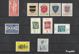Liechtenstein 1965 Postfrisch Kompletter Jahrgang In Sauberer Erhaltung - Volledige Jaargang