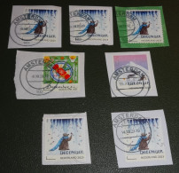 Nederland - NVPH - Gebruikt - Onafgeweekt - Mix Decemberzegels 2022 / 2023 - Used Stamps