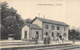 CPA 51 GERMAINE LA GARE - Other & Unclassified