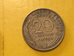 Münze Münzen Umlaufmünze Frankreich 20 Centimes 1969 - 20 Centimes