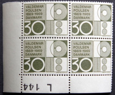 Denmark 1969   MiNr.487  MNH (**) The Inventor Of The Radio Telegraph  Cz.Slania (lot   KS 1587 ) - Unused Stamps