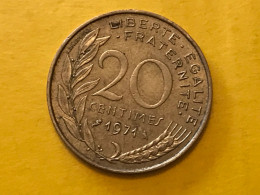 Münze Münzen Umlaufmünze Frankreich 20 Centimes 1971 - 20 Centimes