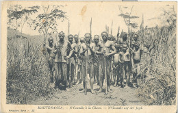 Centraal - Afrikaanse Republiek, Haute Sanga, N' Goudis A La Chasse (etnografisch  Etnografica) - Centrafricaine (République)