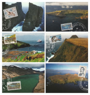 TAAF 2014 Scenes From The Southern Seas & Antarctica : Set Of 6 Pre-Paid Postcards MINT/UNUSED - Postwaardestukken