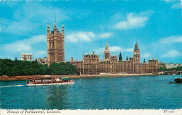 United Kingdom England London Houses Of Parliament Cruise Boat - Houses Of Parliament