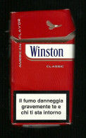 Tabacco Pacchetto Di Sigarette Italia - Winston Classic Da 20 Pezzi N.03 ( Vuoto ) - Estuches Para Cigarrillos (vacios)