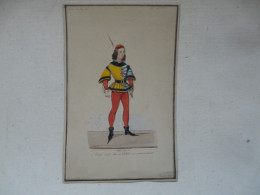 Delcampe - DESSIN ANCIEN (15,5 X 24,5 Cm) - 1839 - Manoir De Montlouvier - Alfred Albert - Acquarelli