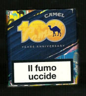 Tabacco Pacchetto Di Sigarette Italia - Camel 100 Anni Da 20 Pezzi ( Vuoto ) - Sigarettenkokers (leeg)