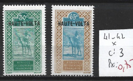 HAUTE-VOLTA 41-42 * Côte 3 € - Unused Stamps