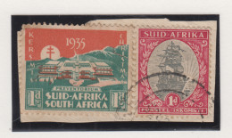 Zuid-Afrika Kerstvignet Jaar 1935 Afrikaanse Tekst Vooraan Op Fragment - Altri & Non Classificati