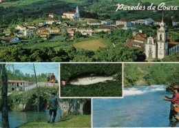 PAREDES DE COURA - Vista Panoramica Da Vila E Aspectos Da Pesca à Truta - PORTUGAL - Viana Do Castelo