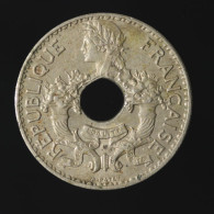 Indochine / Indochina, 5 Centiemes, 1939, Maillechort / Nickel Silver, SUP (AU), KM#18.1a, Lec.121 - Indochina Francesa