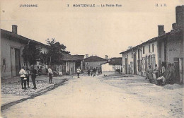 CPA FRANCE - 55 - MONTZEVILLE ( Village 152 Habitants) : La Petite Rue ( Animation ) En BON ETAT (voir Description) - Other & Unclassified