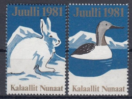 GREENLAND Christmas 1981,unused (**) - Unused Stamps