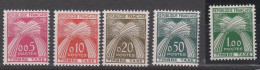 France - Francia 1960 - Tax N. 90/94 MNH - 1960-.... Nuovi