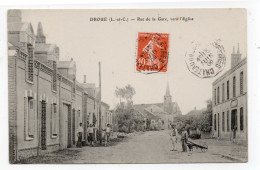 41 LOIR ET CHER - DROUE Rue De La Gare, Vers L'Eglise - Droue