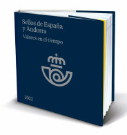 2022-AÑO COMPLETO DE ESPAÑA Y ANDORRA EN LIBRO-ÁLBUM DEL SERVICIO FILATÉLICO DE CORREOS SIN SELLOS - Años Completos