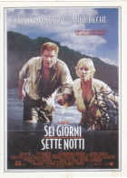 CINEMA - SEI  GIORNI SETTE NOTTI - 1998 -PICCOLA LOCANDINA CM. 14X10 - Publicité Cinématographique