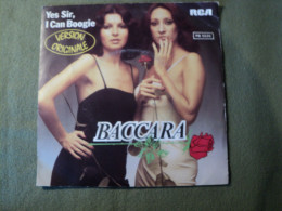 45 TOURS BACCARA. 1977. RCA PB 5526 YES SIR I CAN BOOGIE / CARA MIA. ARTISTES CREDITES TELS FRANK DOSTAL / ROLF SOJA ET - Disco & Pop