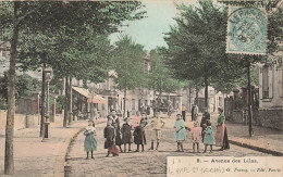 93 - SEINE SAINT DENIS - LE PRÉ ST GERVAIS - Avenue Des Lilas - Animation - Colorisée - 10592 - Le Pre Saint Gervais