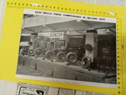 IT-00249- FIERA CAMPIONARIA DI MILANO 1929- LO STAND DELLA S. A. ITALIANA DUNLOP - PNEUMATICI - Altri & Non Classificati