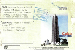 Cuba - PAP - "Correo Prepagado" - (International Postal Service) - "Revolution Square - Monument To José Martí" - Brieven En Documenten