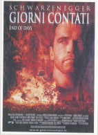 CINEMA - GIORNI CONTATI - 1999 - PICCOLA LOCANDINA CM. 14X10 - Publicité Cinématographique