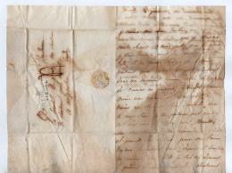 TB 4588 -18?? - Lettre De M. ? à L'ISLE JOURDAIN Pour Mme La Comtesse De POIX Au Château De CHABENET Près ARGENTON - 1801-1848: Vorläufer XIX