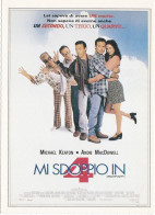 CINEMA - MI SDOPPIO IN 4 - 1996 - PICCOLA LOCANDINA CM. 14X10 - Bioscoopreclame