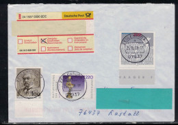 LOT RFA  056   BRIEF EINSCHREIBEN ZEULENRODA  25/05/00 - R- & V- Vignette