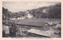 COURS-LA-VILLE -69- L' Usine De Valissant : Etablissement MATRAY Et POIZAT - A 17485/86 - Cours-la-Ville